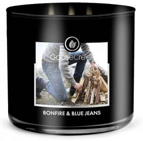 Goose Creek Candle svíčka Bonfires & Blue Jeans, 411 g