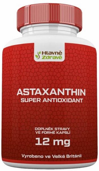 Astaxanthin 12 mg – přírodní antioxidant