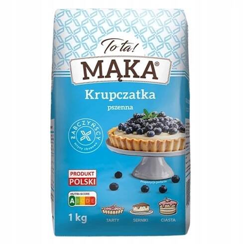 KRUPCZATKA mouka typ 450 na pečivo a koláče GRYSIK 1 kg Tota POLSKÉ ZRNO