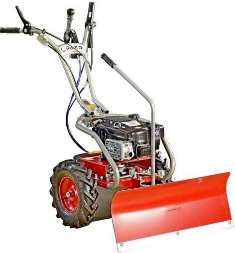 Zahradní traktor DAKR Pohonná jednotka FD-2H s radlicí RAP-85