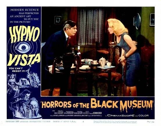 Michael Gough, June Cunningham - Horrors of the Black Museum - Fotosky