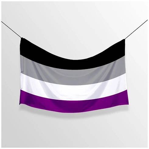 Velká ace vlajka - asexualita
