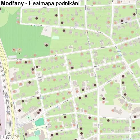 Modřany - mapy | Kurzy.cz