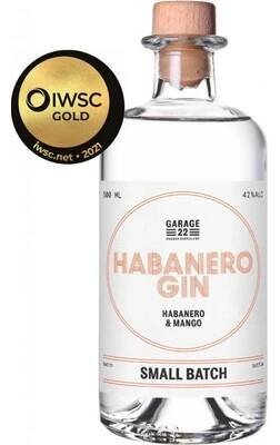 Garage 22 Habanero Gin Smoked Edition 42% 0,5 l (holá láhev)