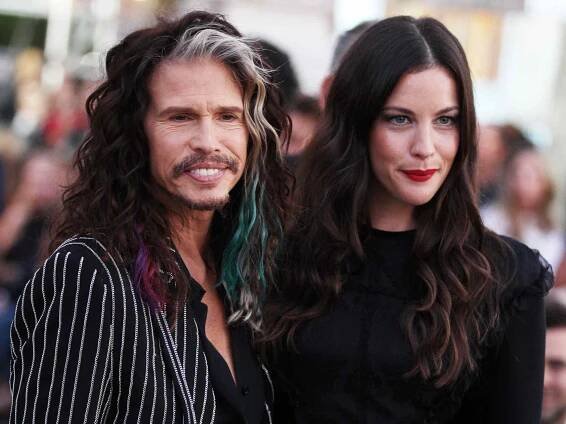 Steven Tyler and Liv Tyler attend the Givenchy fashion show during Spring 2016 New York Fashion Week on September 11, 2015