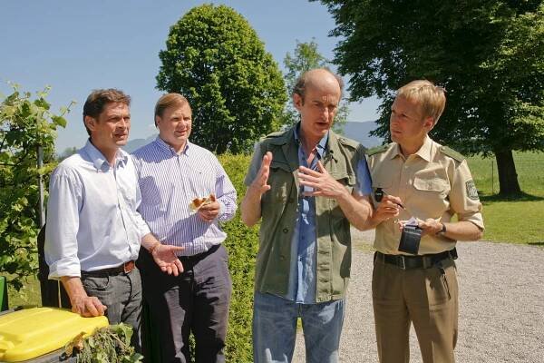 Poldové z Rosenheimu - Tod im Schrebergarten - Z filmu - Igor Jeftić, Michael A. Grimm, Johannes Herrschmann, Max Müller