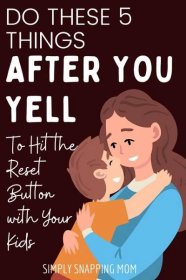 Parenting Advice: What to do After You Yell