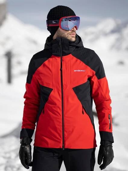 Pánská lyžařská bunda Stöckli WRT Red/Black