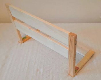 Dřevěná bezpečnostní zábrana do dětské postele - 67 cm - Děti