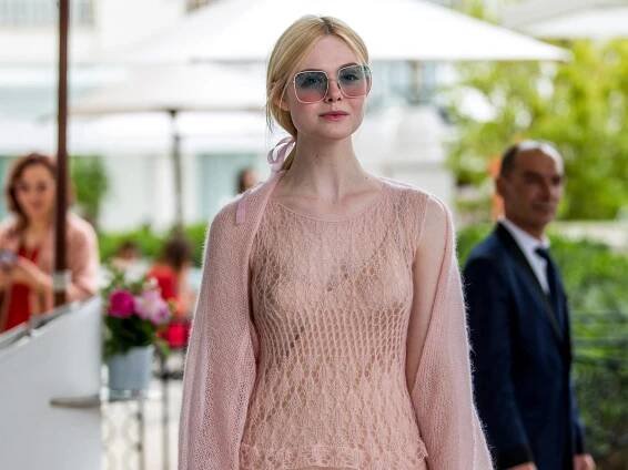 Elle Fanning Serves Up a Chic—and Easy—Summer Hair Trick in Cannes
