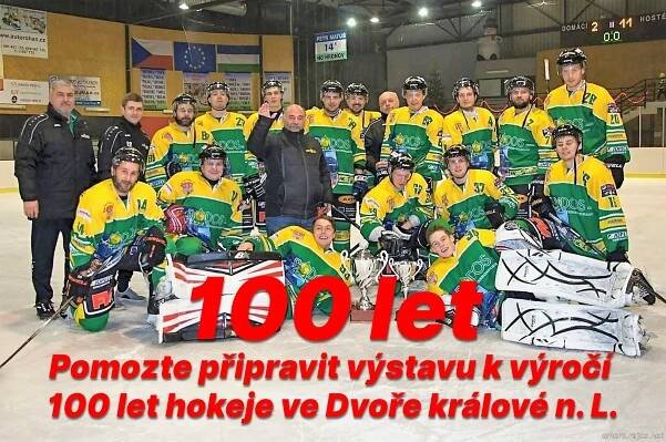 Připravuje se výstava 100 let hokeje ve Dvoře Králové