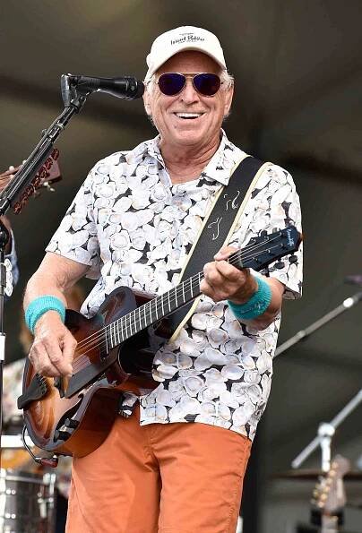 Jimmy Buffett of Jimmy Buffett and the Coral Reefer Band performs during the 2022 New Orleans & Jazz festival at Fair Grounds Race Course on May 08, 2022 in New Orleans, Louisiana.