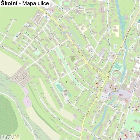 Školní - mapy | Kurzy.cz