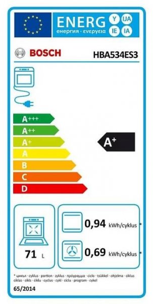 BOSCH HBG6750S1 Serie 8