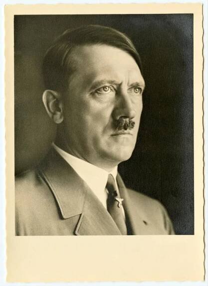 Postkarte s Adolfem - Heinrich Hoffmann - Vojenské sběratelské předměty