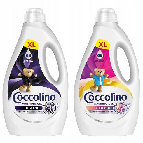 Coccolino prací gel Black + Color 2 x 2,72 l 128 PD od 648 Kč - Heureka.cz