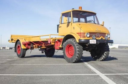Motorcars from the Collection of Gerhard Schnuerer 1966 Mercedes-Benz Unimog Car Hauler Chassis no. 406133004336