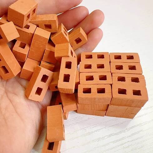 100 50 mini bricks 1 16 scale mini bricks mini building blocks suitable for 1 12 scale dollhouse building materials statues landscaping gifts