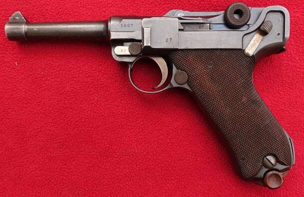 Pistole DWM P.08 pro německou policii - Sběratelské zbraně