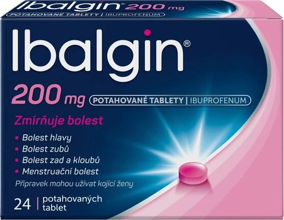 Ibalgin ® 200mg potahované tablety 24 ks