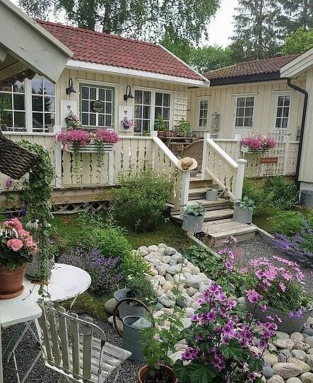 Pin by boriana todorova on Gardens in 2025 | Backyard, Beautiful backyards, Garden makeover