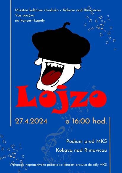 Koncert kapely Lojzo v Kokave nad Rimavicou - Aktuality - Rimavská Baňa