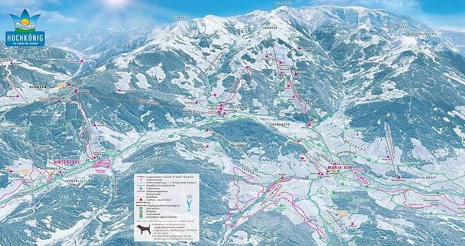 Běh na lyžích Maria Alm - cross-country - stezky