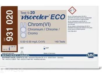 Analytické kity VISOCOLOR® ECO (Analyzovaná látka: Kyanurová kyselina, Rozsah (mg/l): 10-15-20-30-40-60-80-100, Počet analýz: 100, Použití: 18 měsíců)