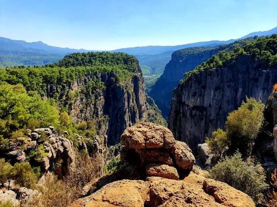 Tazí kanyon a antické město Selge