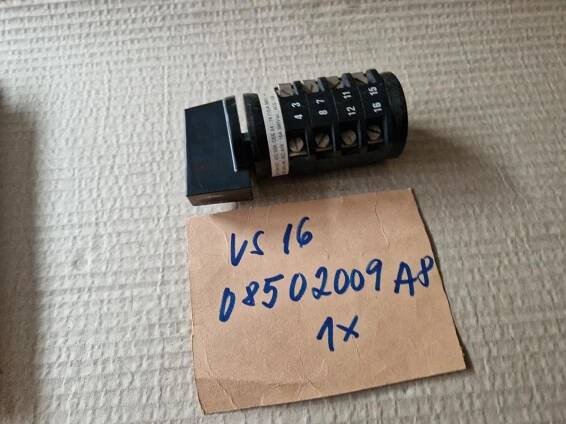 Vačkový spínač VS 16 08502009 A8 - jediný kus. - Elektronika