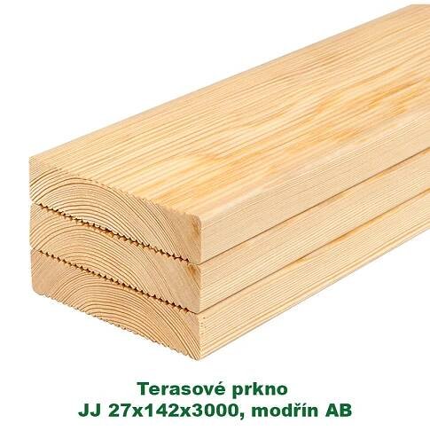 Terasové prkno modřín 27x142x3000 AB