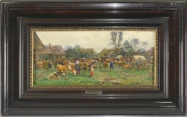 Dobytčí trh [Karl Stuhlmüller (1859-1930)]