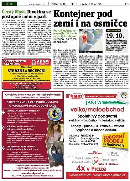 Metro čtečka digitálního vydání