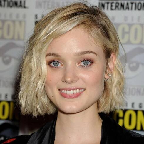 cortes de cabello para cara cuadrada Bella Heathcote corte bob corto