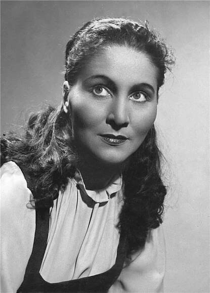 Posel - 10.12.1946, Marie Glázrová (Anna) Foto: Josef Heinrich