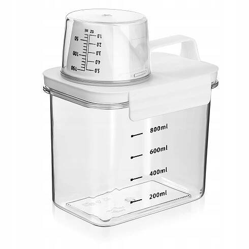 JJWUYUE Zásobník na prášek na praní 1100 ml s odměrkou EAN (GTIN) 5906521823829