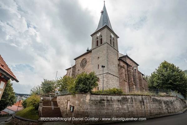 Kirche Eichsfeld Lengenfeld unterm Stein Trauung Fotograf