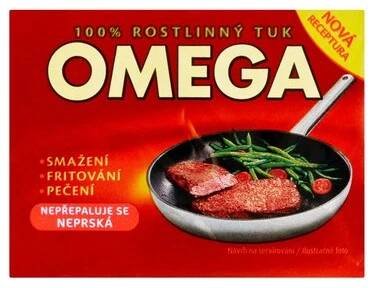 Omega 100 % rostlinný tuk 250 g - Másla a tuky | Prodej potravin, nápojů a alkoholu Rojal