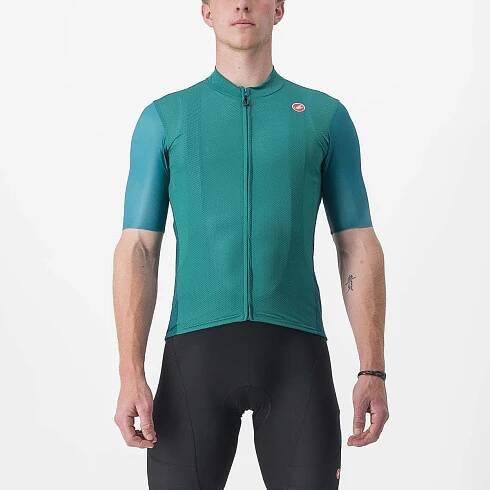 CASTELLI Cyklistický dres s krátkým rukávem - ENDURANCE ELITE - zelená