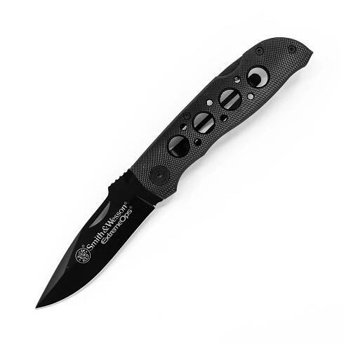 Nůž zavírací EXTREME OPS ČERNÝ Smith & Wesson® CK105BKEU L-11
