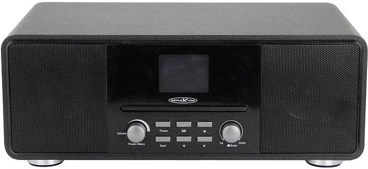 Reflexion HRA19DAB/BK HRA19DAB/BK stolní rádio, DAB+, FM, AUX, Bluetooth, CD, černá