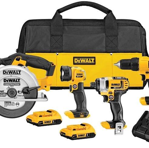 20V MAX* CORDLESS 4-TOOL COMBO KIT