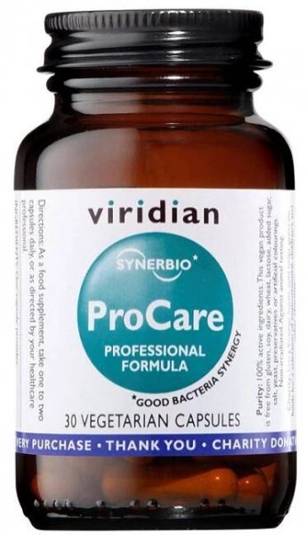 Viridian Synerbio ProCare 30 kapslí (Probiotikum)