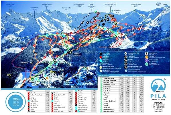 Pila Mapa sjezdovek
