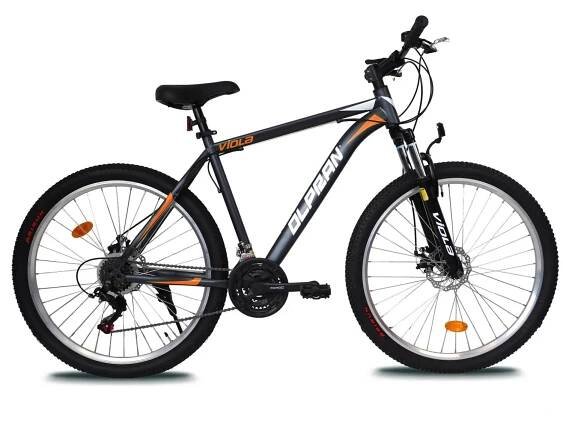 Olpran Horské dámské kolo Viola 27,5" SUS full disc, černé/oranžové
