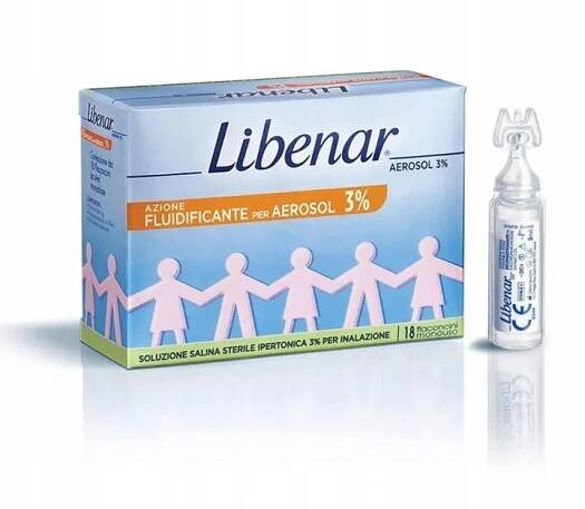 Libenar Ipertonic Fyziologický Roztok 18ks 3%