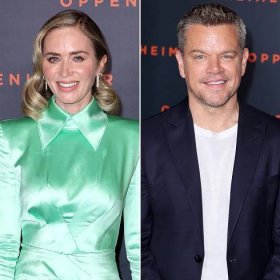 Emily Blunt Reveals Her 2 Daughters ‘Worship’ Matt Damon's Kids