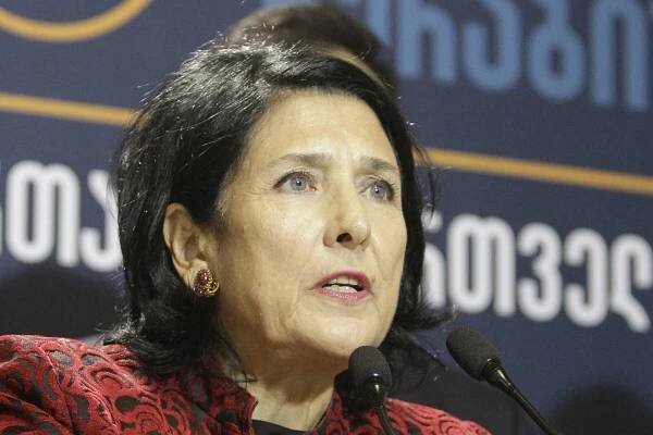 Gruzínska prezidentka žiada o oslobodenie Ruskom anektovaných území