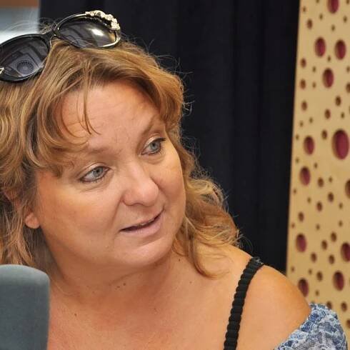 Natáčení pořadu Laboratoř na 26. září 2015 - herečka Martina Hudečková | foto: Marián Vojtek,  Český rozhlas