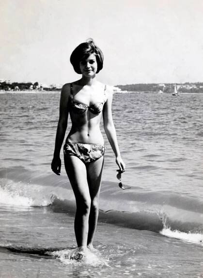 Catherine Spaak In &Amp;Quot;Diciottenni Al Sole&Amp;Quot; By Camillo Mastrocinque, 1962.